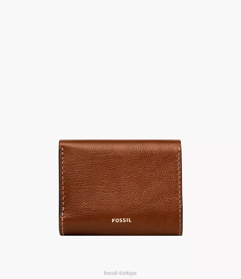 Fossil 6J04767 kahverengi miras üç katlı cüzdan kadınlar