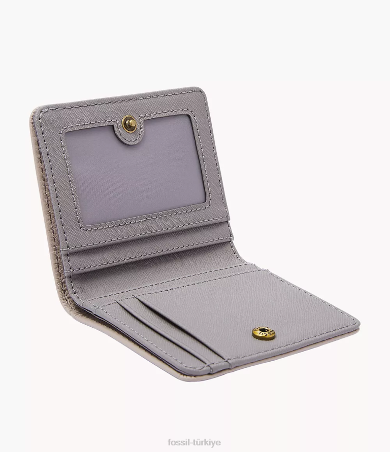 Fossil 6J04830 gri madison bifold cüzdan kadınlar