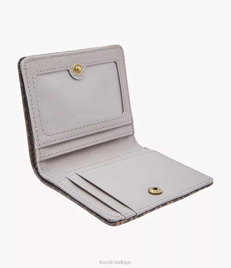 Fossil 6J04842 siyah madison bifold cüzdan kadınlar
