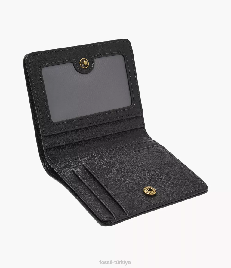 Fossil 6J04856 hayvan baskı logan rfid küçük iki katlı cüzdan kadınlar