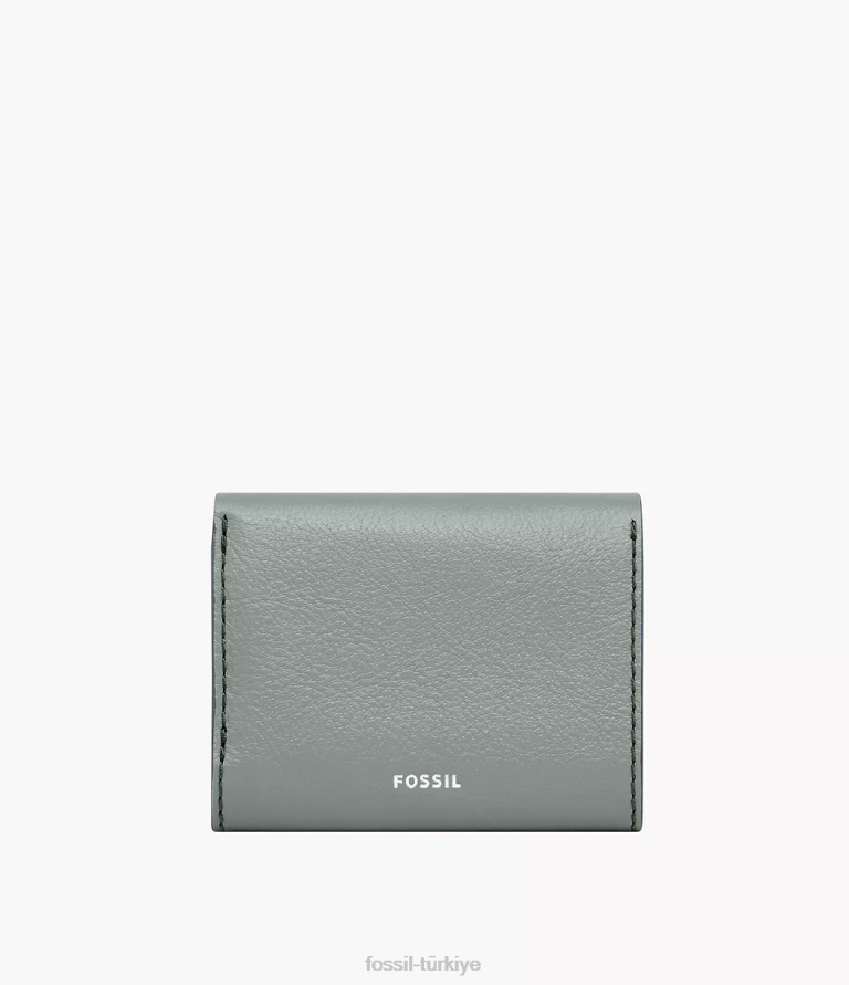 Fossil 6J04872 mavi miras üç katlı cüzdan kadınlar