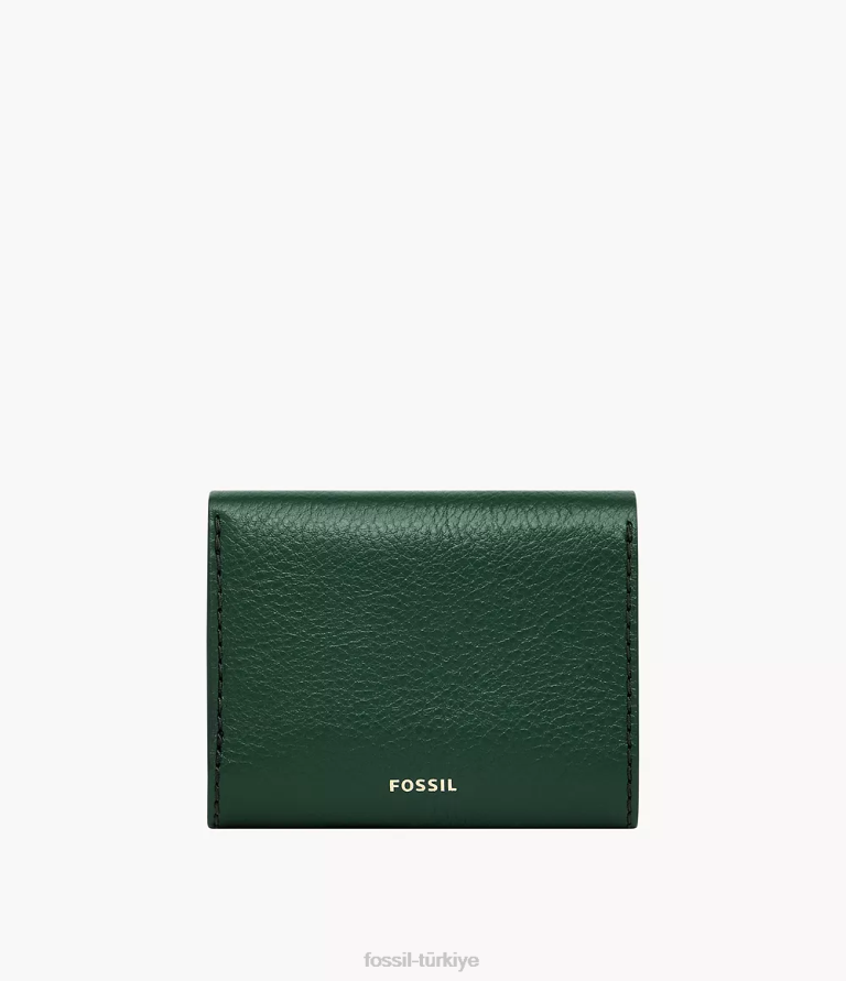 Fossil 6J04882 yeşil miras üç katlı cüzdan kadınlar