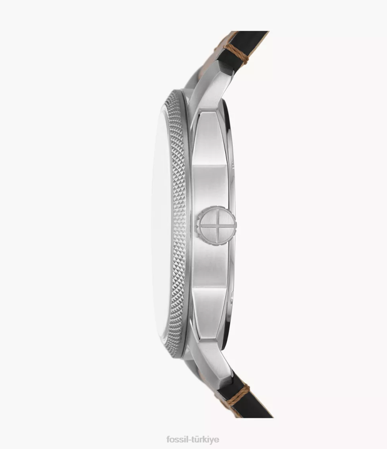 Fossil 6J041420 bronzluk makine üç ibreli günlük tarih lite deri saat kol saati erkekler