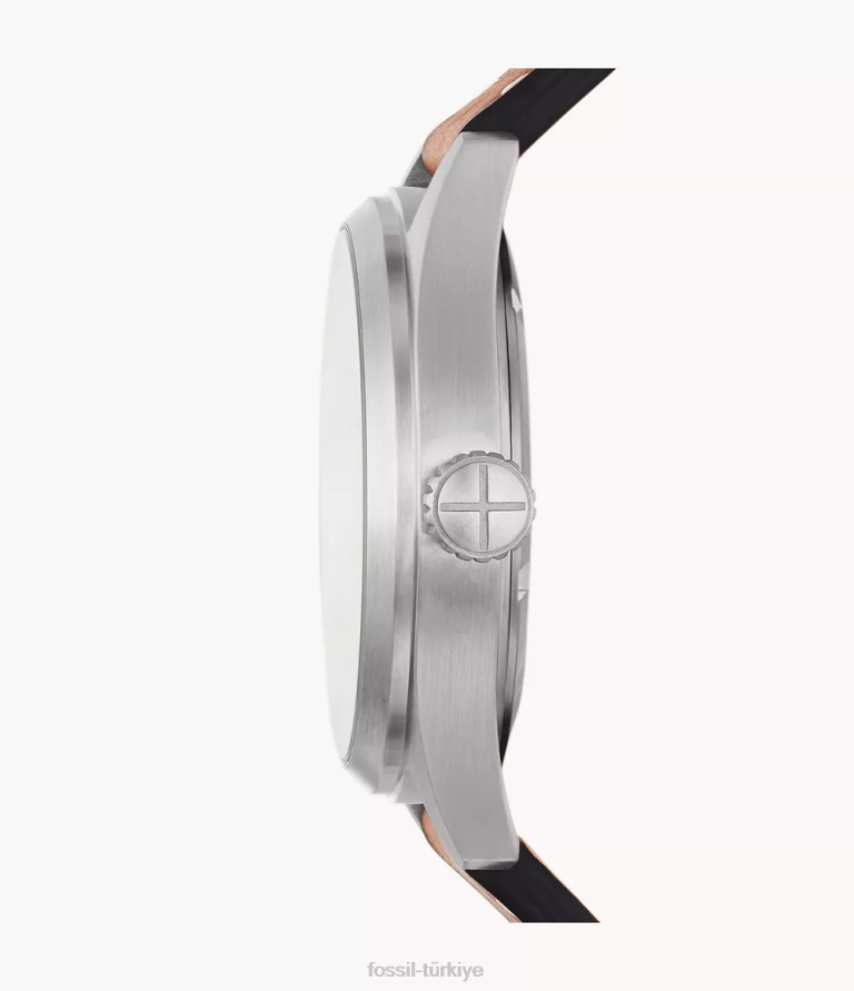 Fossil 6J041429 bagaj Defender güneş enerjisiyle çalışan litehide deri saat kol saati erkekler