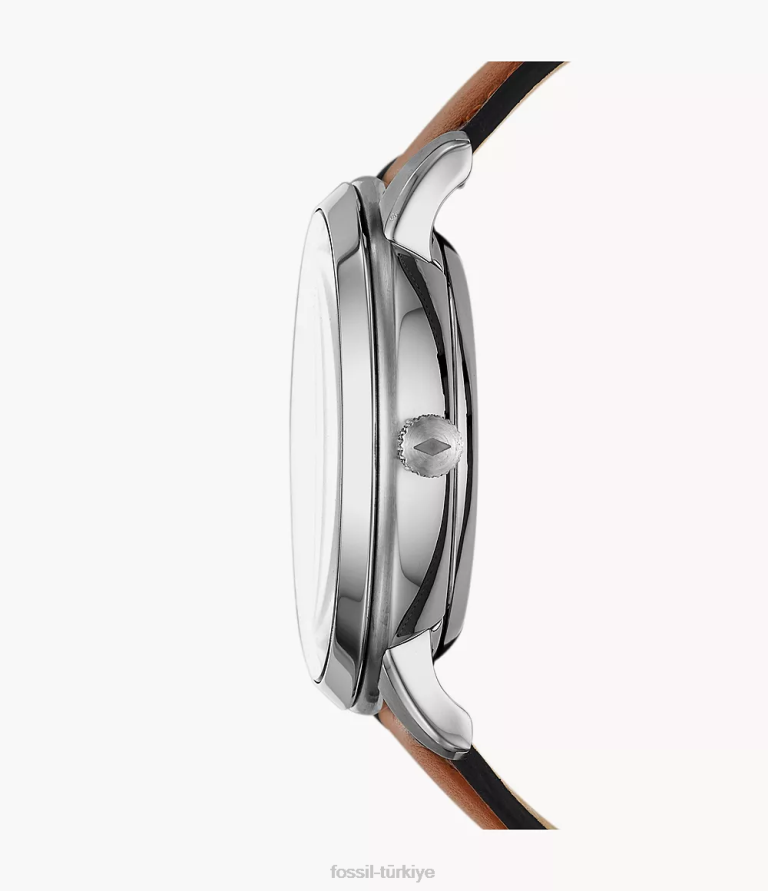 Fossil 6J041441 bagaj nötr otomatik deri saat kol saati erkekler