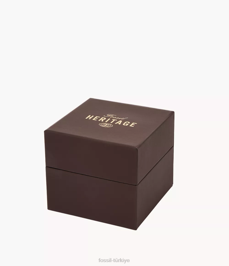 Fossil 6J041459 siyah miras otomatik litehide deri saat kol saati erkekler