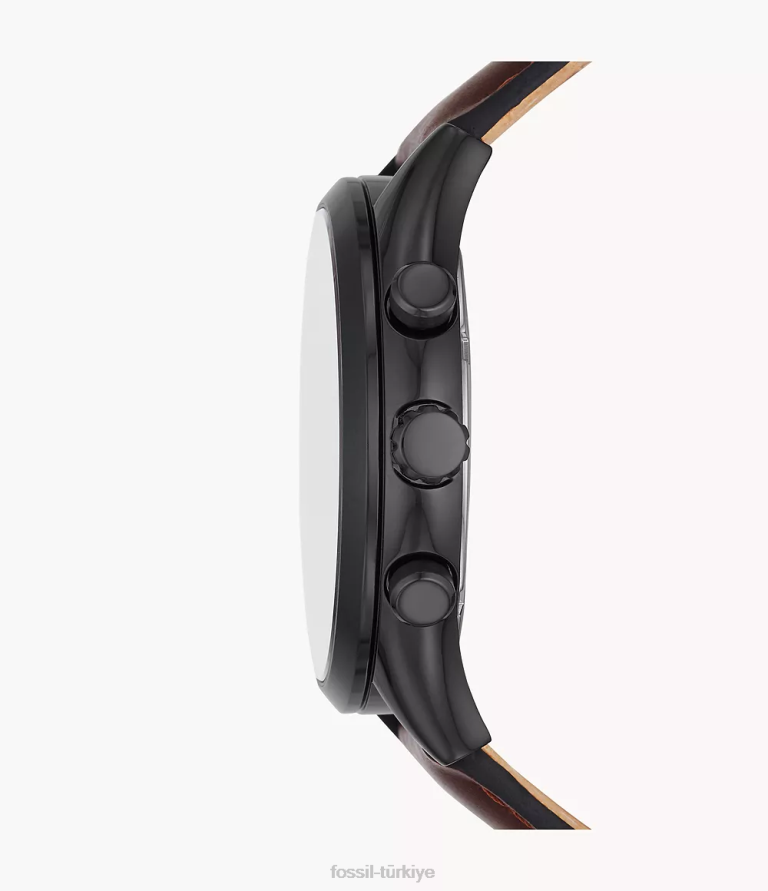 Fossil 6J041511 kahverengi fenmore çok fonksiyonlu deri saat kol saati erkekler