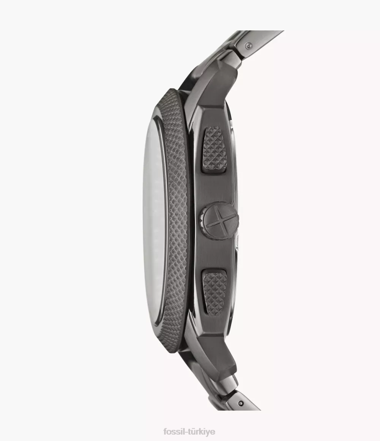 Fossil 6J041353 Sigara içmek makine kronograf paslanmaz çelik saat kol saati erkekler