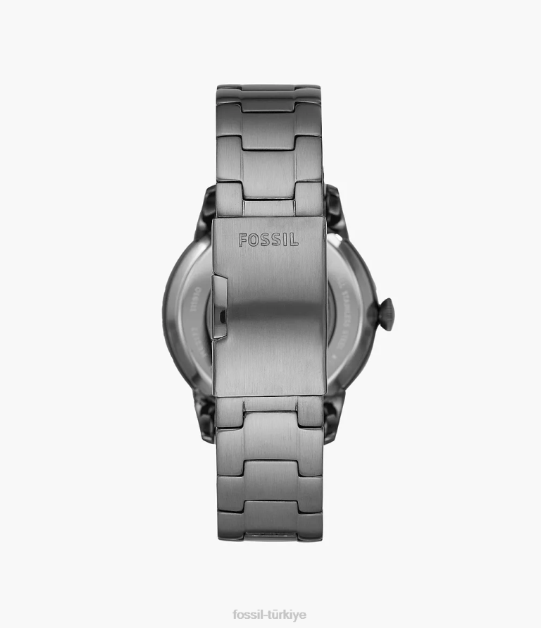 Fossil 6J041360 Sigara içmek kasabalı otomatik paslanmaz çelik saat kol saati erkekler