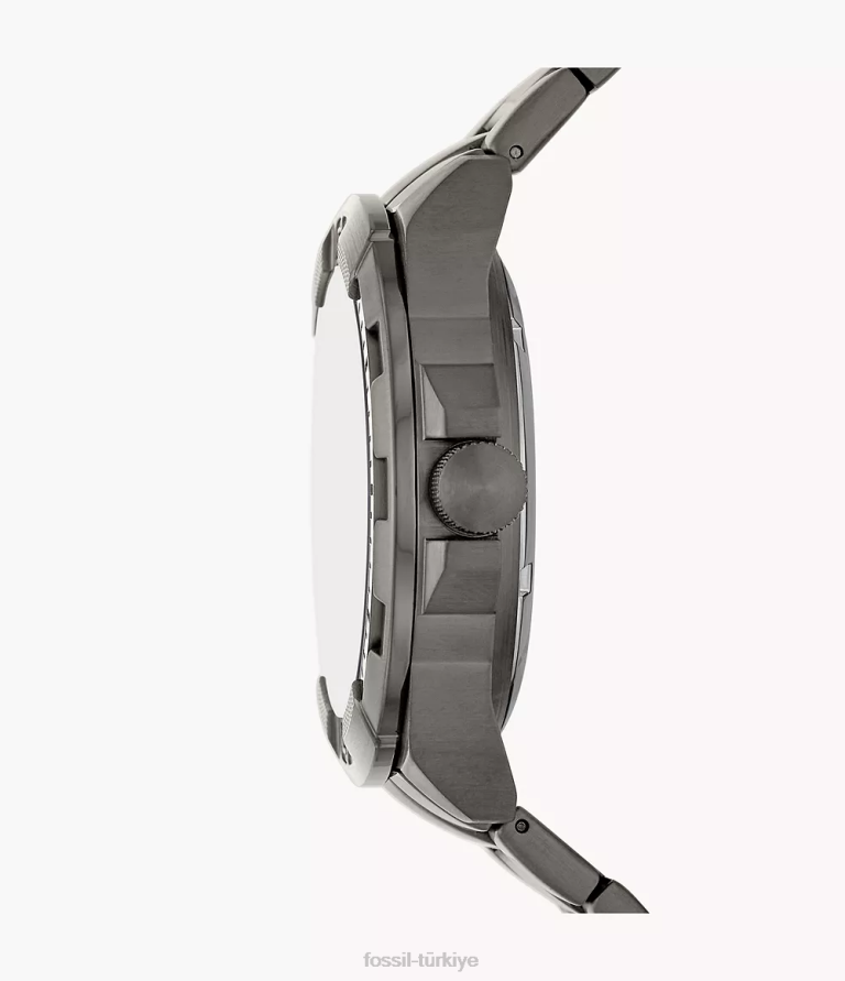 Fossil 6J041388 Sigara içmek bronson otomatik paslanmaz çelik saat kol saati erkekler
