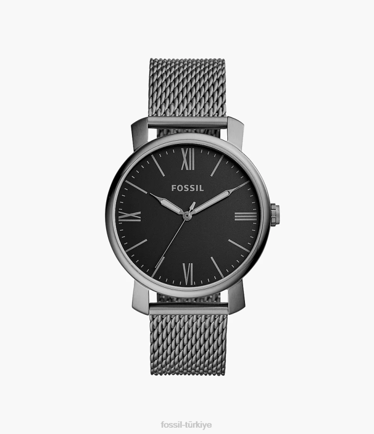 Fossil 6J041549 Sigara içmek rhett üç ibreli paslanmaz çelik saat kol saati erkekler
