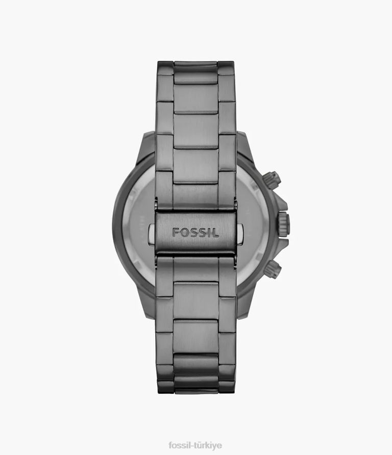 Fossil 6J041550 Sigara içmek bannon çok fonksiyonlu paslanmaz çelik saat kol saati erkekler