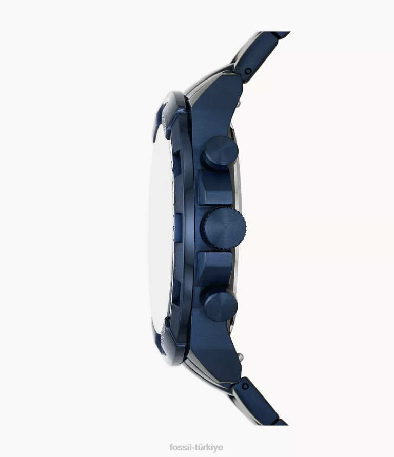 Fossil 6J041556 Donanma bronson kronograf paslanmaz çelik saat kol saati erkekler