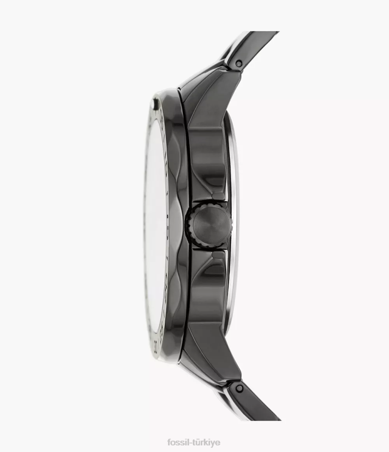 Fossil 6J041588 Sigara içmek bannon otomatik paslanmaz çelik saat kol saati erkekler