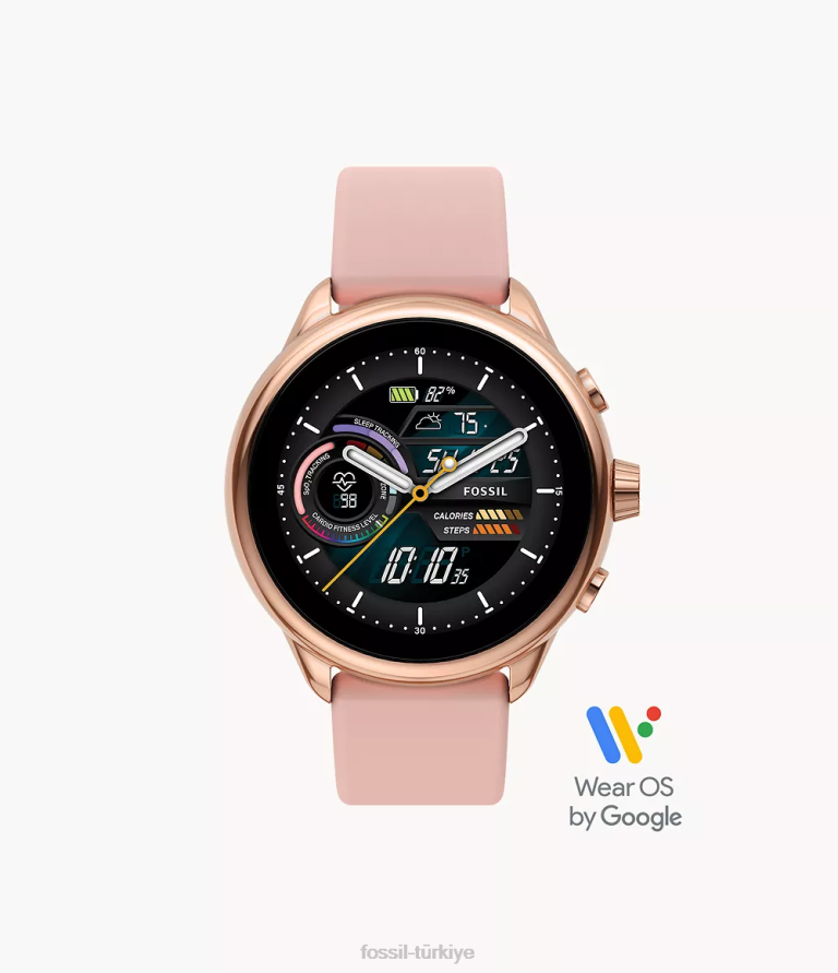 Fossil 6J041 kızarmak gen 6 wellness edition akıllı saat silikonu kol saati kadınlar