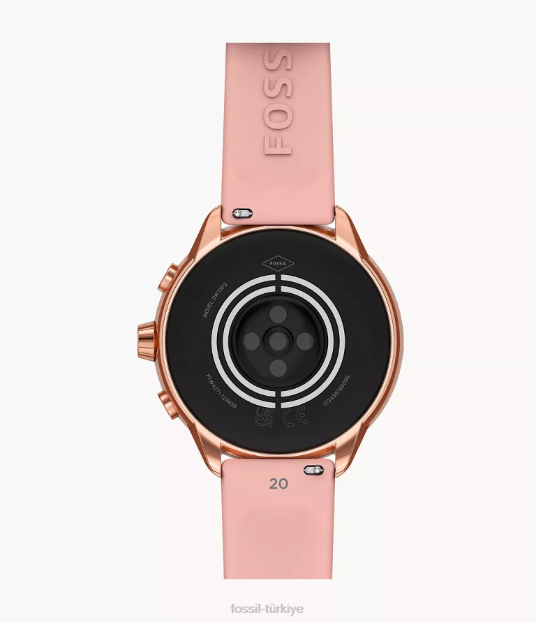 Fossil 6J041 kızarmak gen 6 wellness edition akıllı saat silikonu kol saati kadınlar