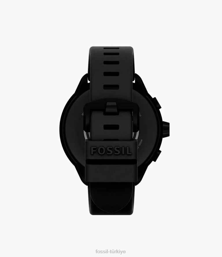 Fossil 6J043 siyah gen 6 wellness edition akıllı saat silikonu kol saati kadınlar
