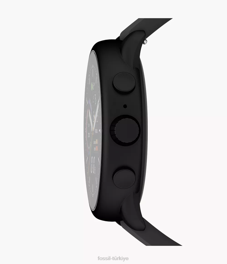 Fossil 6J043 siyah gen 6 wellness edition akıllı saat silikonu kol saati kadınlar