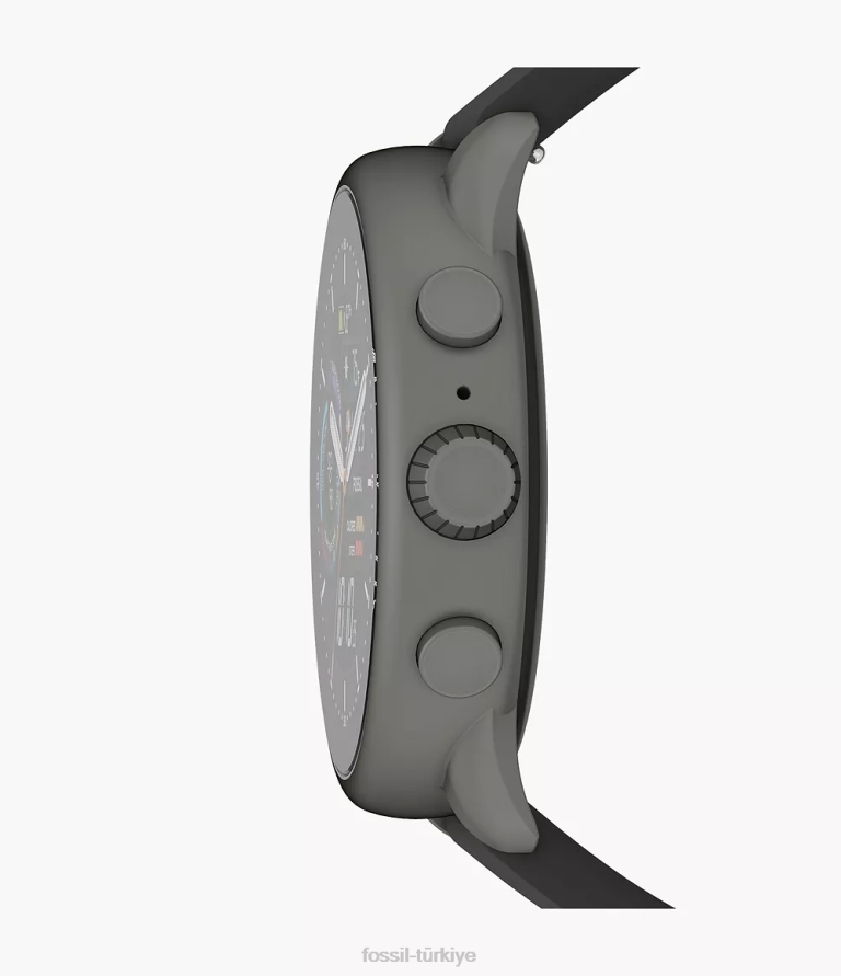 Fossil 6J045 siyah gen 6 wellness edition akıllı saat silikonu ve değiştirilebilir kayış ve tampon seti kol saati kadınlar