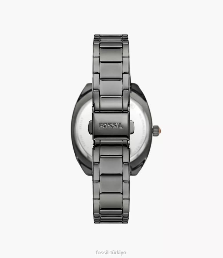 Fossil 6J04220 tunç vale otomatik paslanmaz çelik saat kol saati kadınlar