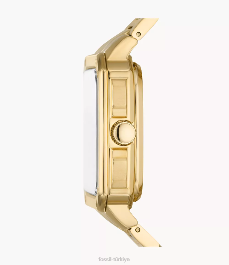 Fossil 6J0439 altın tonu sınırlı sayıda üretilen yıldız savaşları c-3po otomatik paslanmaz çelik saat kol saati kadınlar
