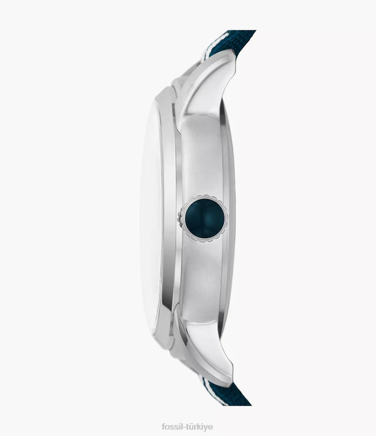 Fossil 6J04184 lacivert/beyaz sınırlı sayıda üretilen harry potter üç ibreli ravenclaw naylon saat aksesuar kadınlar