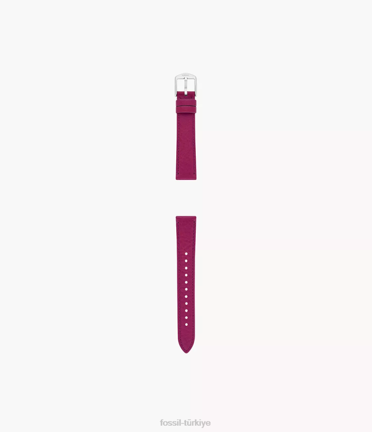 Fossil 6J04278 Ahududu 16 mm lite deri kayış aksesuar kadınlar