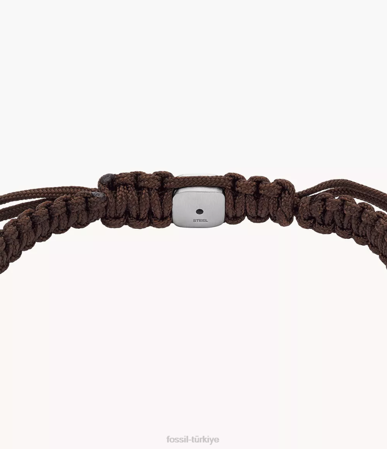 Fossil 6J041877 sodalit hepsi yığılmış istasyon bileziği takı erkekler