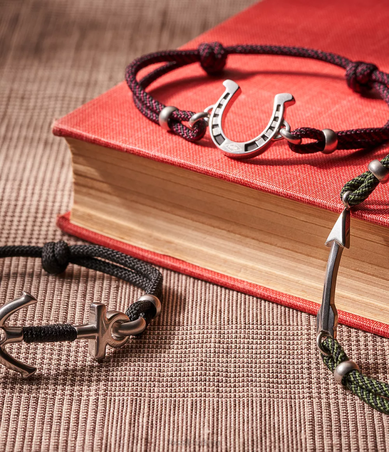 Fossil 6J041936 gümüş ton paslanmaz çelik çok sıralı bilezik takı erkekler