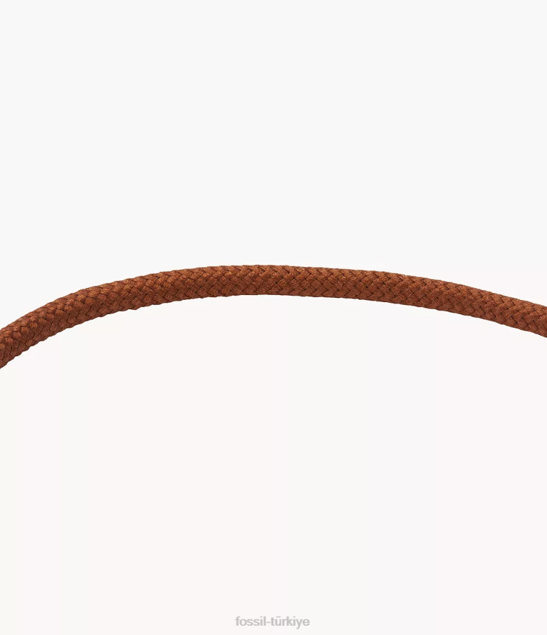 Fossil 6J041938 iki tonlu antika altın ve gümüş sawyer iki tonlu paslanmaz çelik yılan bileklik takı erkekler