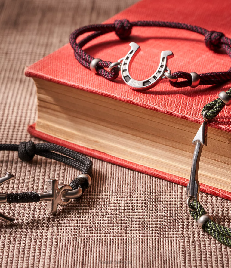 Fossil 6J041948 gümüş ton paslanmaz çelik çok sıralı bilezik takı erkekler