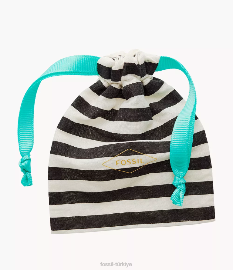 Fossil 6J041234 gül altın tonu rowan oh çok sevimli paslanmaz çelik zincir bileklik takı kadınlar