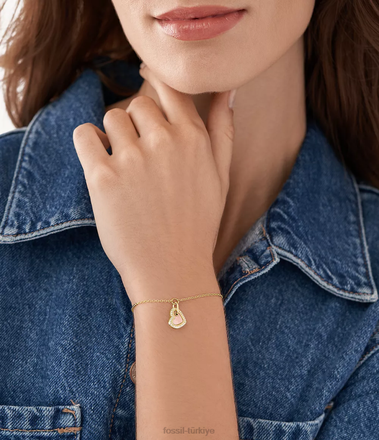 Fossil 6J041269 sedef merritt bilezik takı kadınlar