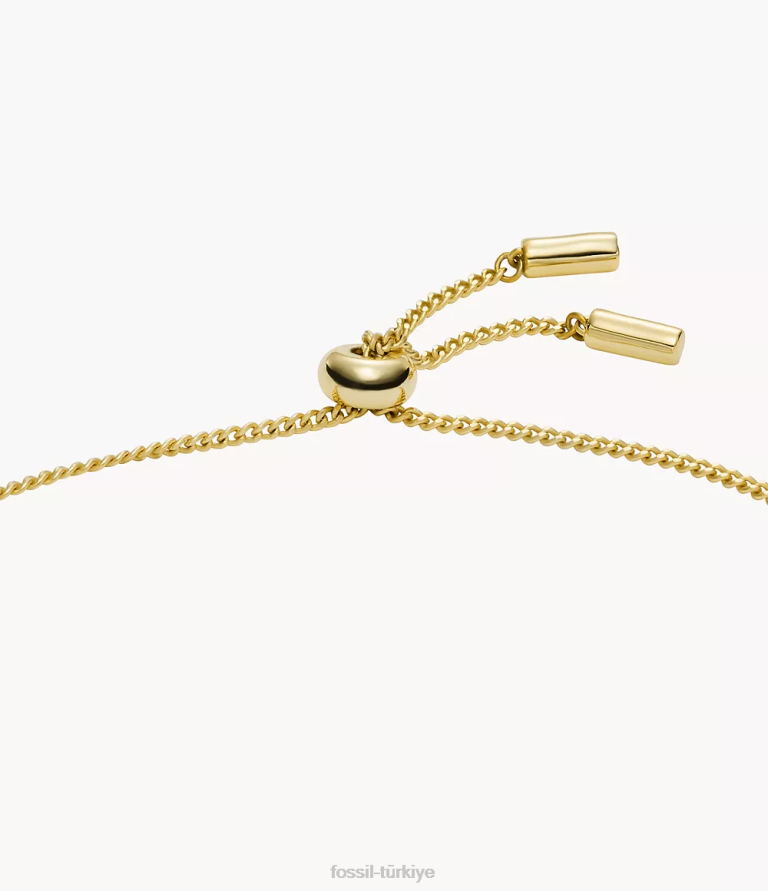 Fossil 6J041287 yumuşak pembe Merritt reçine kalp istasyonu bilekliği takı kadınlar