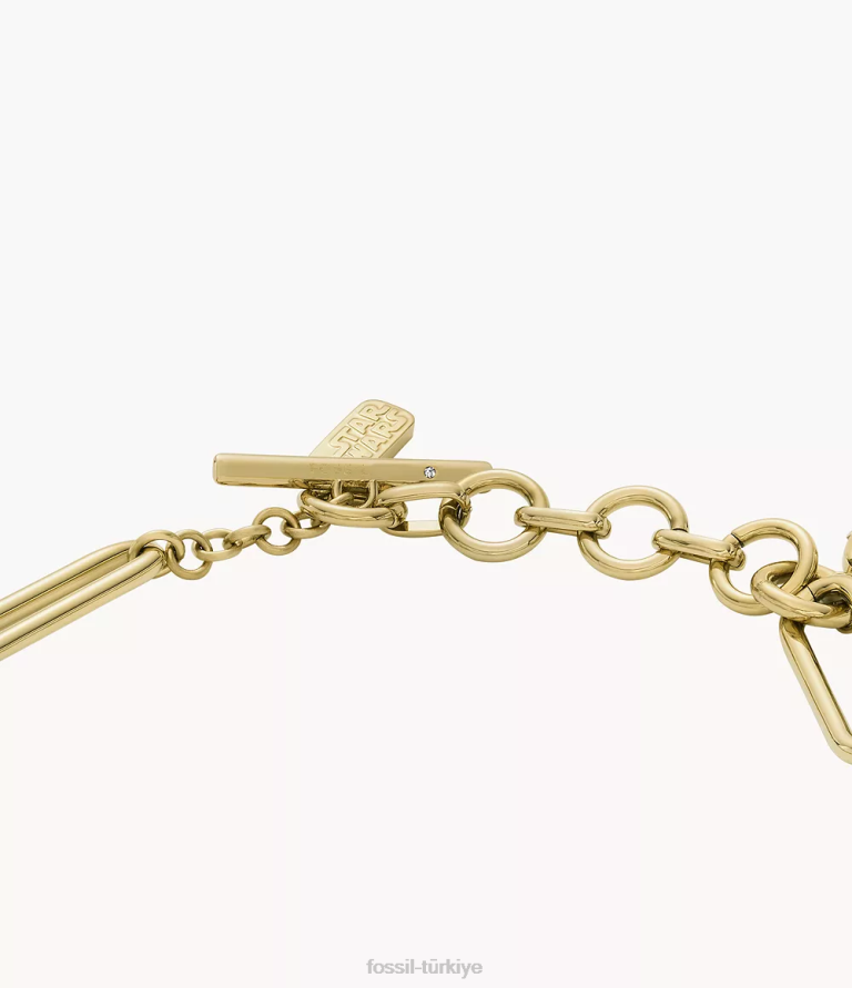 Fossil 6J04962 opal/yeşil acenturin/mavi emaye yıldız savaşları çekicilik bilezik takı kadınlar