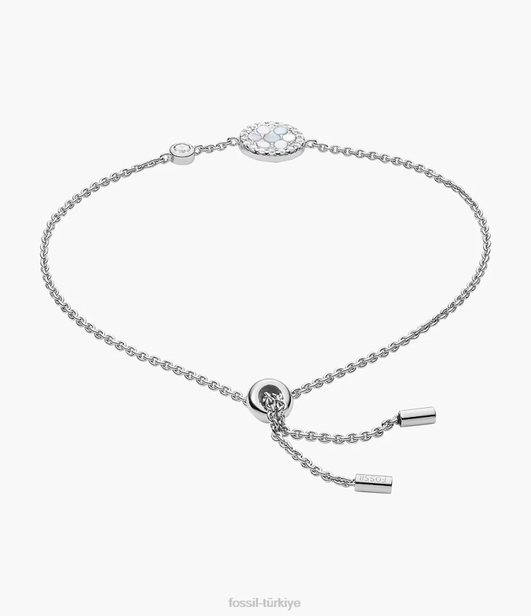 Fossil 6J04967 sedef elliott sterling istasyonu bilezik takı kadınlar