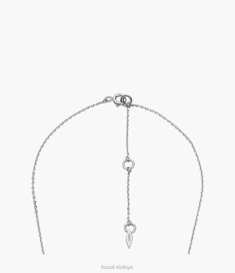 Fossil 6J04928 gümüş ayar kelebekler zincir kolye takı kadınlar