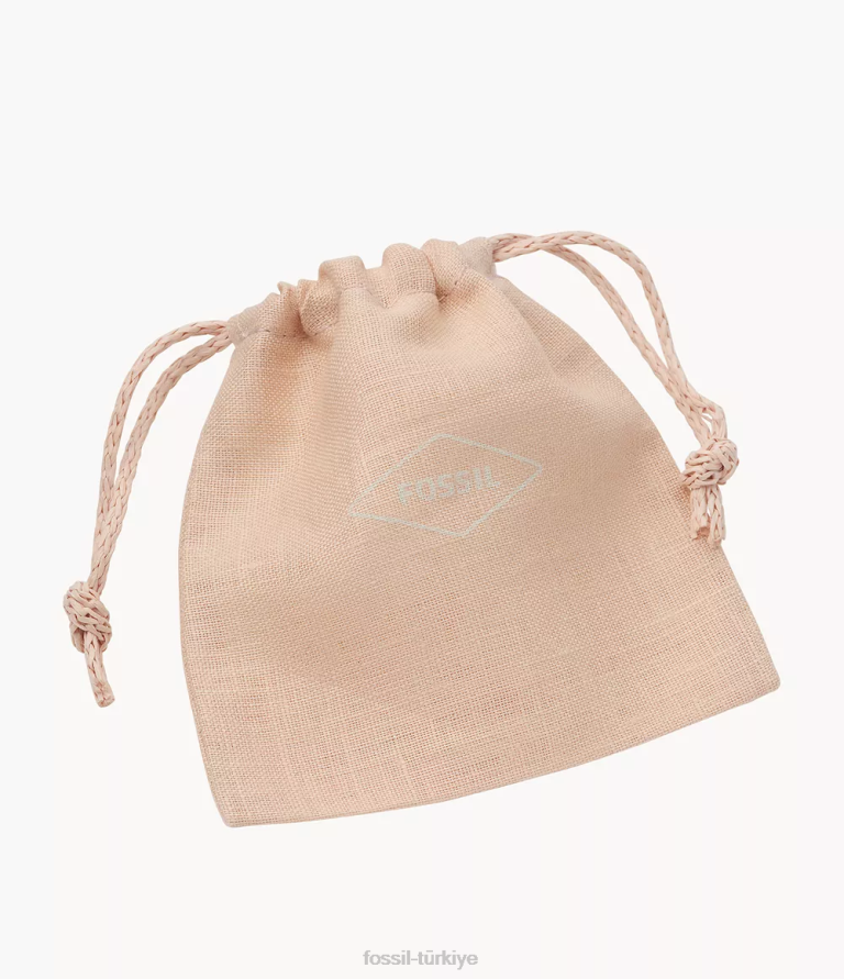 Fossil 6J04933 altın tonu corra oh çok sevimli paslanmaz çelik zincir kolye takı kadınlar