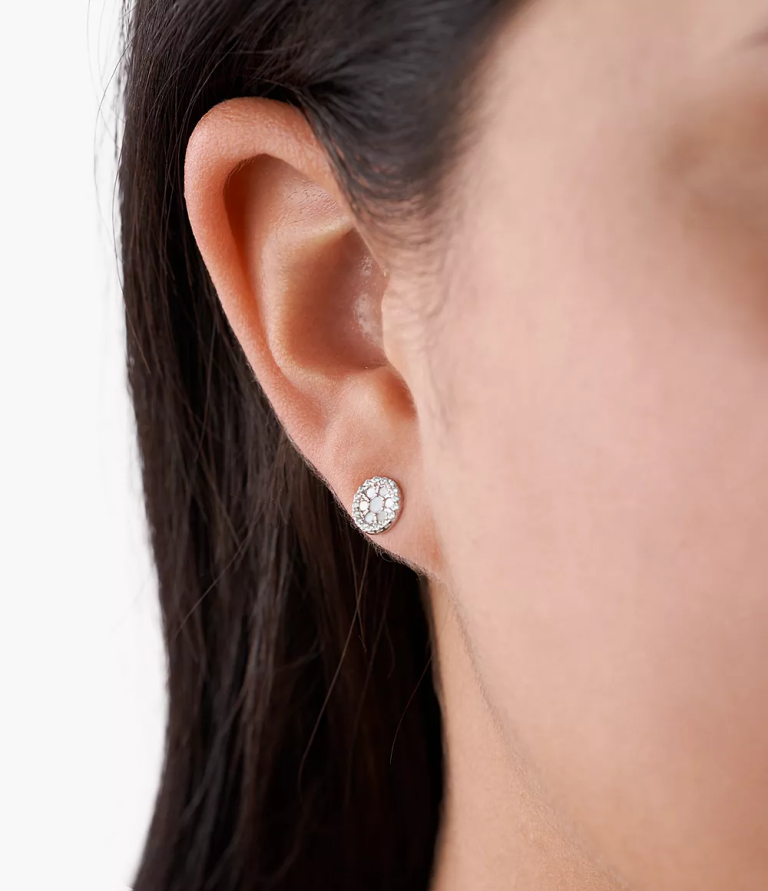 Fossil 6J041090 sedef elliott sterling saplama küpeler takı kadınlar