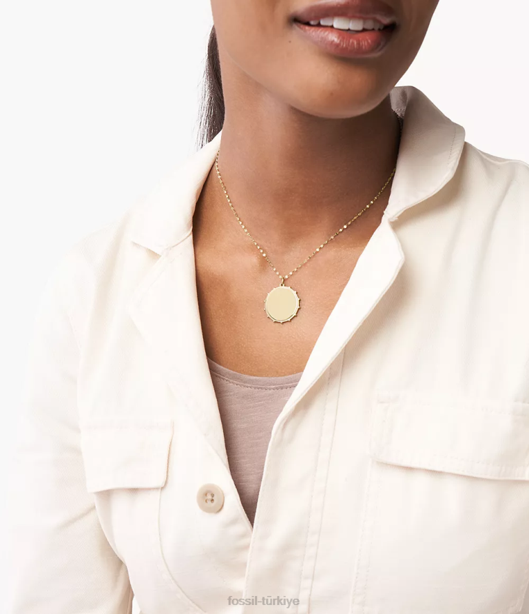 Fossil 6J041138 altın tonu corra oh çok büyüleyici paslanmaz çelik çekicilik takı kadınlar