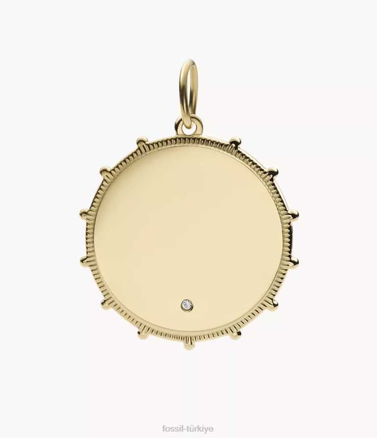 Fossil 6J041138 altın tonu corra oh çok büyüleyici paslanmaz çelik çekicilik takı kadınlar