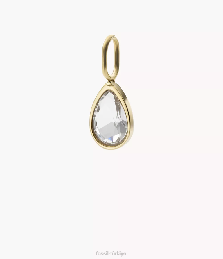 Fossil 6J041190 temiz ton corra oh çok büyüleyici nisan burç taşı çekiciliği takı kadınlar