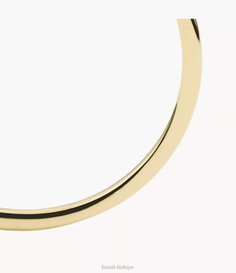 Fossil 6J041313 serçe parmağı tamamı yığılmış paslanmaz çelik mühür yüzüğü takı kadınlar